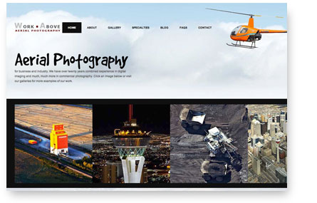 work above photography