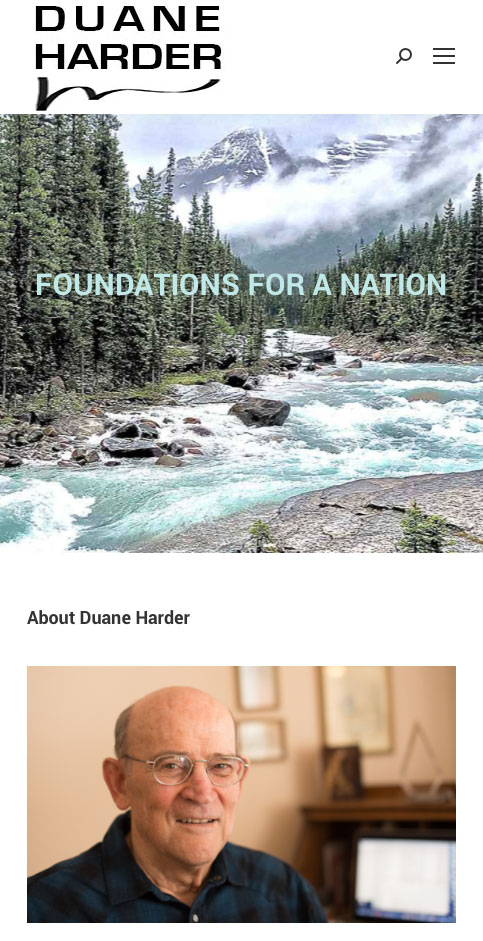 Duane Harder website